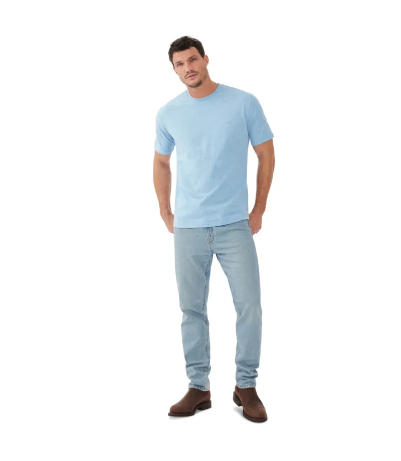 RM Williams Parson T-Shirt Sky Blue-2